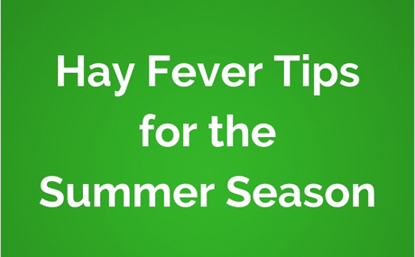Hay Fever Tips – Keep your allergies at bay this summer